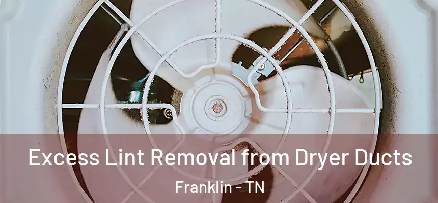 Excess Lint Removal from Dryer Ducts Franklin - TN